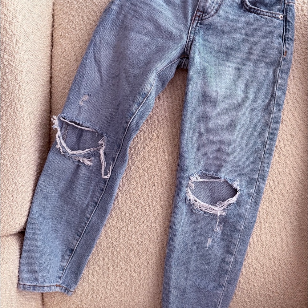 Forever 21 Blue Ripped Kids Jeans
